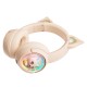 Бездротові Bluetooth навушники Onikuma B5 Cat Ear Wireless Gaming Headset BT 5.0 Ivory